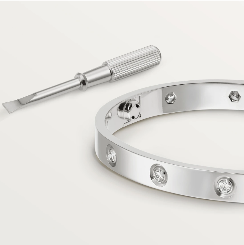 BRACELET LOVE, 10 DIAMANTS